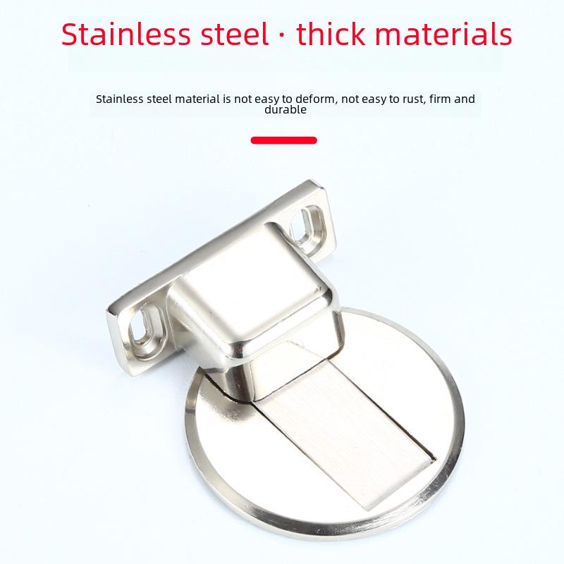 Magnetic Floor Door Stopper: Invisible, Silent, Anti-Collision, Punch-Free Design
