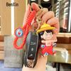 Creative One Piece Keychain: Car & Bag Pendant with Claw Machine Charm