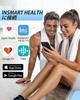 INSMART Body Composition Scale Measures 17 Body Fat Muscle Basal Metabolic Bone Smartphone Bluetooth Automatic Power Measures Body Fat Muscle Basal