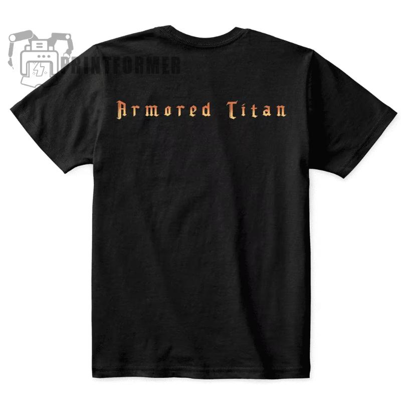 Anime Attack On Titan Armoured Titan Reiner Braun Manga T-Shirt Soft Tee 2025 Autumn T Shirt for Men Women Oversize Cotton Tops