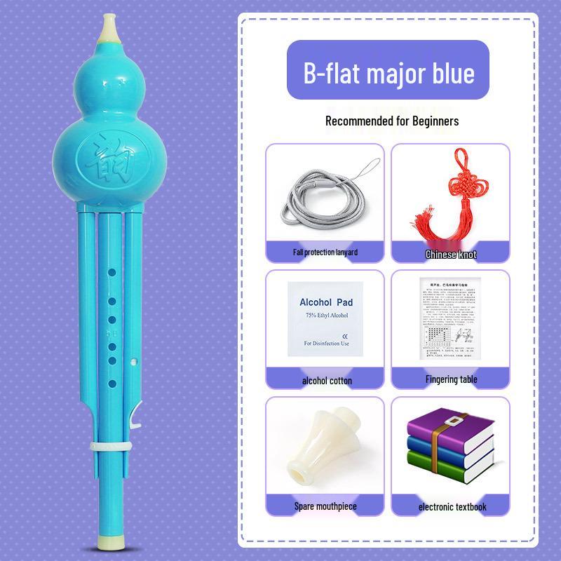 B Flat & C Key Ethnic Gourd Flute for Students & Beginners