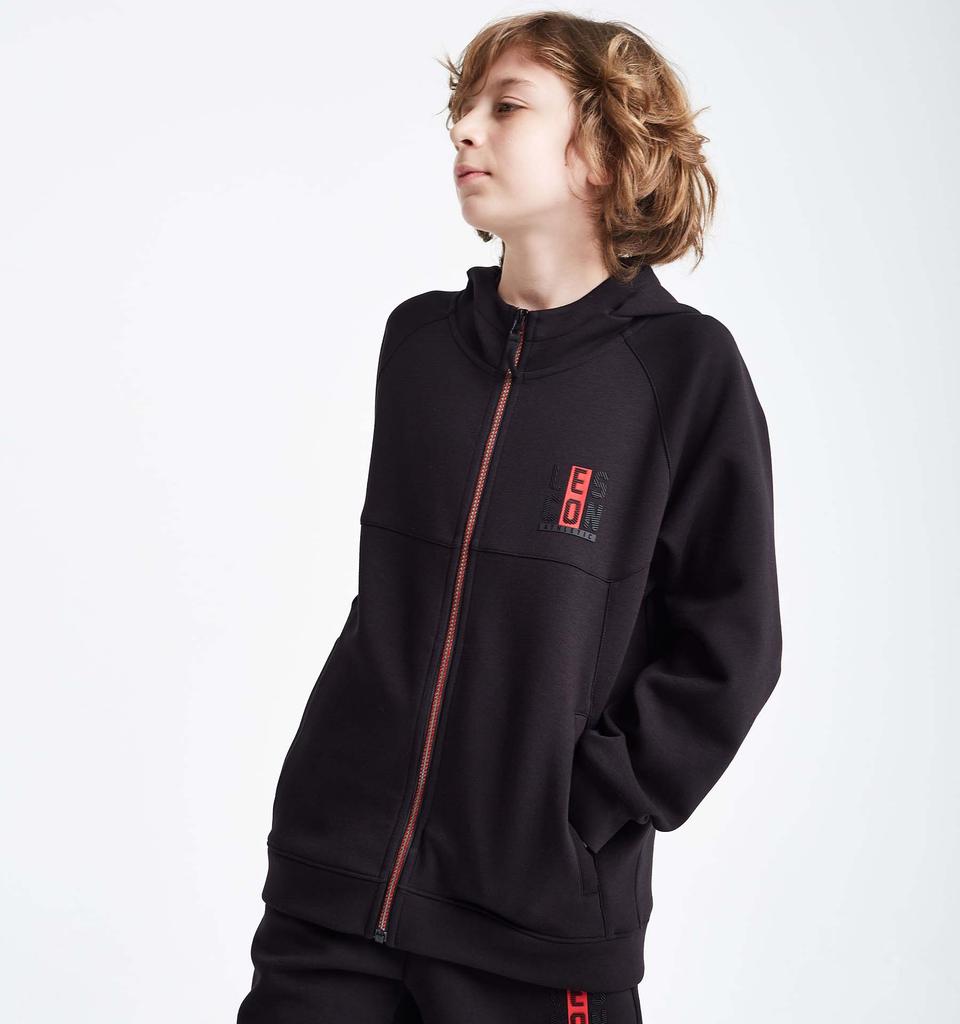 Children's Zippered Hooded Sweatshirt 24N-3121