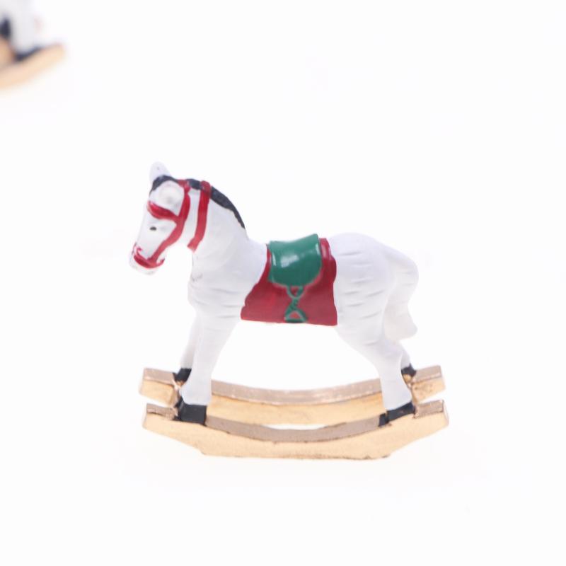 1 Piece 1/12 Dollhouse Miniature Trojans Model Toy Doll House Mini Christmas Decoration Diy Accessories Bedroom Scene Prop