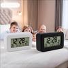 Elegant LCD Alarm Clock with Bright Backlights Multiple Alarms Calendar and Temperature Display for Bedsides Table