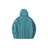 ANTA Men's Color Block Lightweight Hooded Outdoor Jacket Teal Off-White 952427603-2