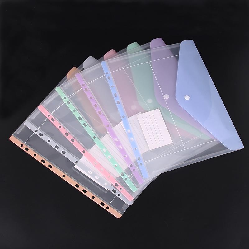 Clear A4 O-Ring Binder with Transparent Add-in Page Sleeves