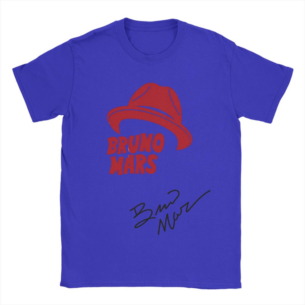 Bruno Mars The Romantic Tour 2026 100 Cotton TShirt For Men Summer Vintage TShirts ONeck Hippie Tees Oversized Wholesale Tops