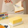 1pc Butter Cutting Box Butter Tofu Cutting Block Cutter Refrigerator Fresh-keeping Storage Box with Cover Cheese Storage Box