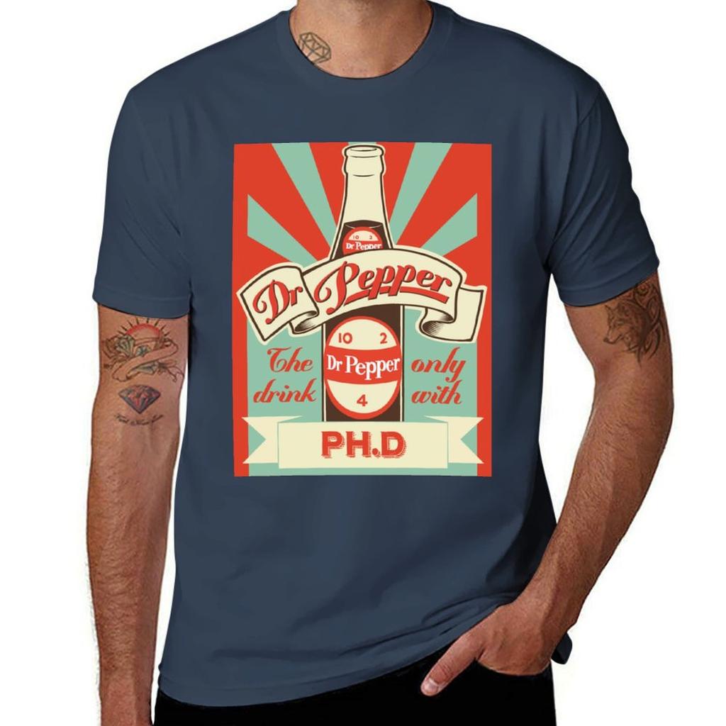 Dr. Pepper Vintage T-shirt T Shirt For Man 100 Percent Cotton Man Graphic T Shirt Man T Shirts For Men T-shirt