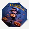 1pc Witch Moon Halloween Pumpkin Automatic Opening and Closing Umbrella, Lightweight 3-Fold, With Cute Cartoon Characters, Suitable for Home, Out