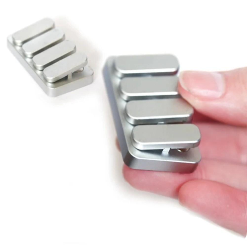 Magnetic Fidget Slider Rectangle Shape EDC Fidget Toys Mini Sensory Toys  Palm Play