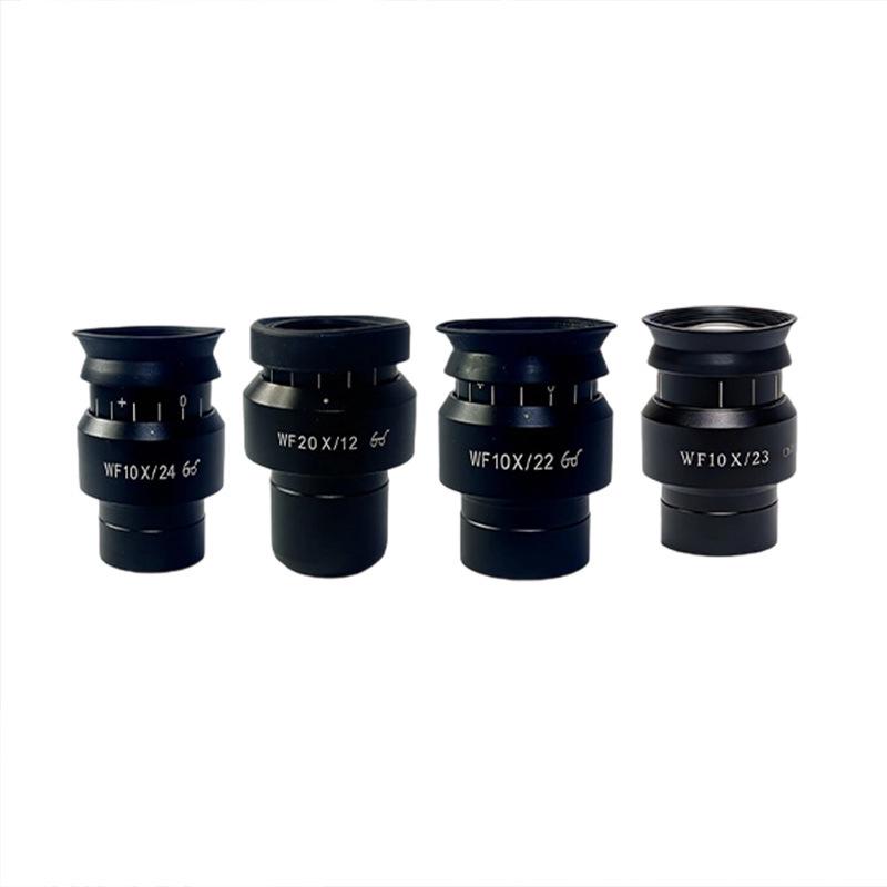 Wide-Angle Binocular Microscope with High-Eyepoint WF10x Eyepiece, 30mm Interface, and Large Field of View (10x, 20x)