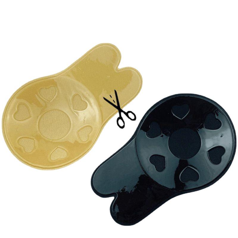 Silicone Rabbit Ear Lift Nipple Covers for Large Busts - Anti-Sag Stick-on Bra for Women's Camisoles & Wedding Dresses