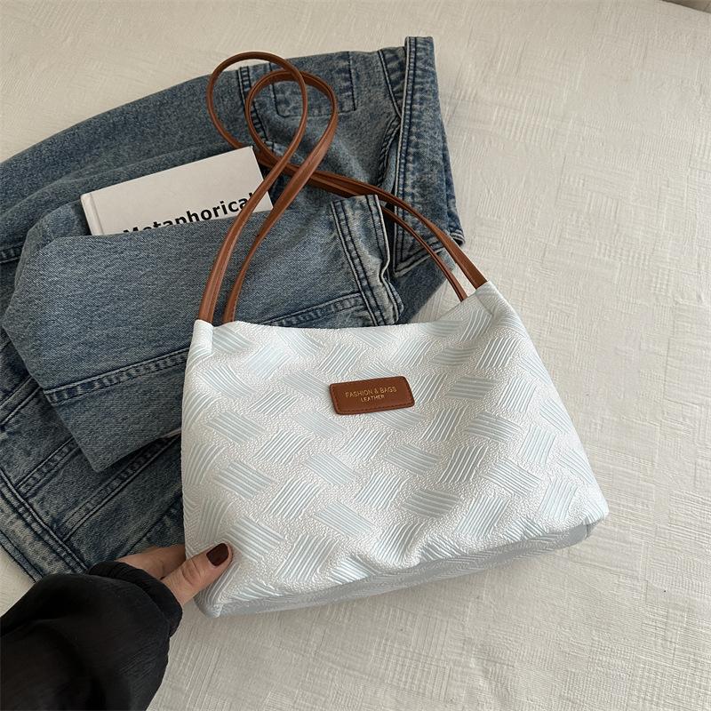2025 Summer New Tote Bag Casual Handbag Women's Canvas Underarm Large Bag Fashion Shoulder Women's Bag