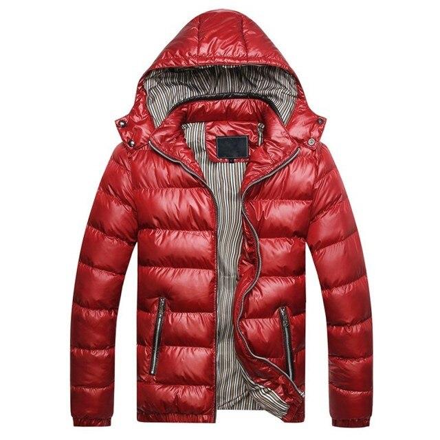 Winter Parkas Men Cotton Jacket 2026 New Overcoat Male Warm Hooded Outwear Removable Hooded Thickening Cotton Padded Coat Mens