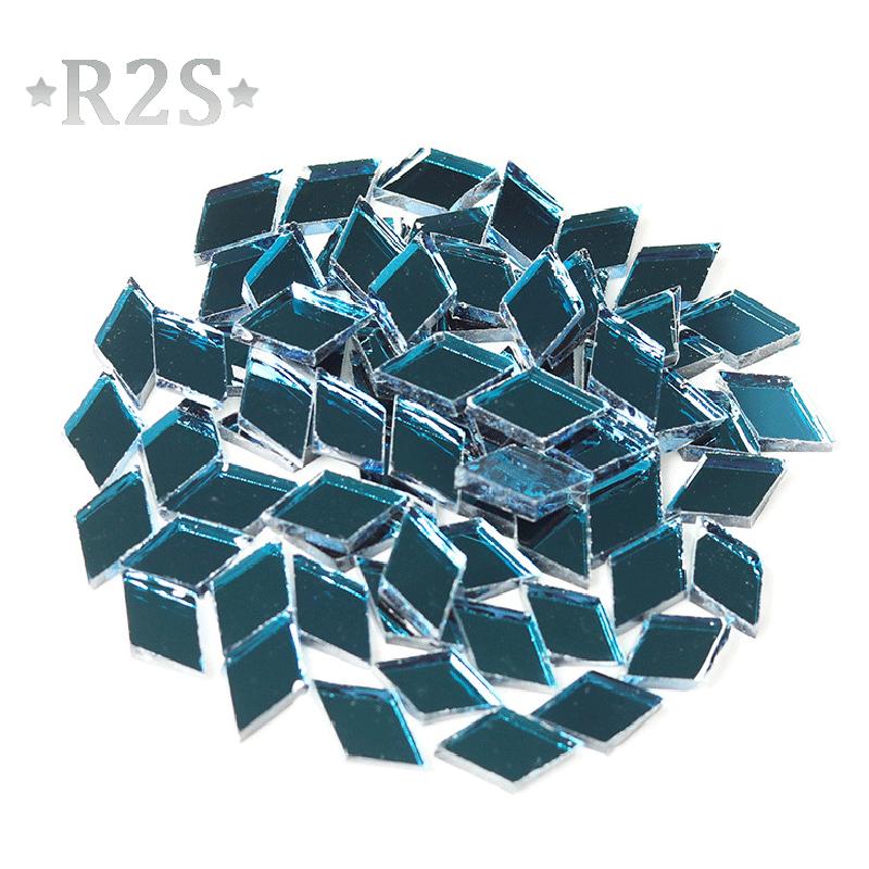 1kg Glass Mirror Mosaic Tiles Bulk Diamond Shape DIY Craft Handcrafted Accessory Home Wall Artwork Decor Supplies arte