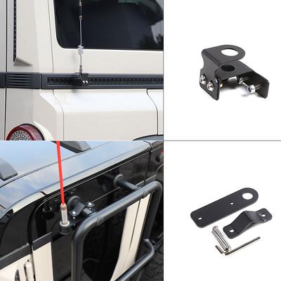 For INEOS Grenadier 2020-2026 Carbon Steel Car Tail Ladder Antenna Flagpole Support Base Car Accessories