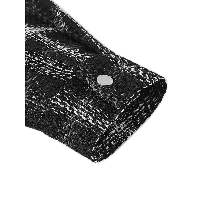 GXG Men's Loose Fit Long-Sleeve Plaid Shirt Jacket