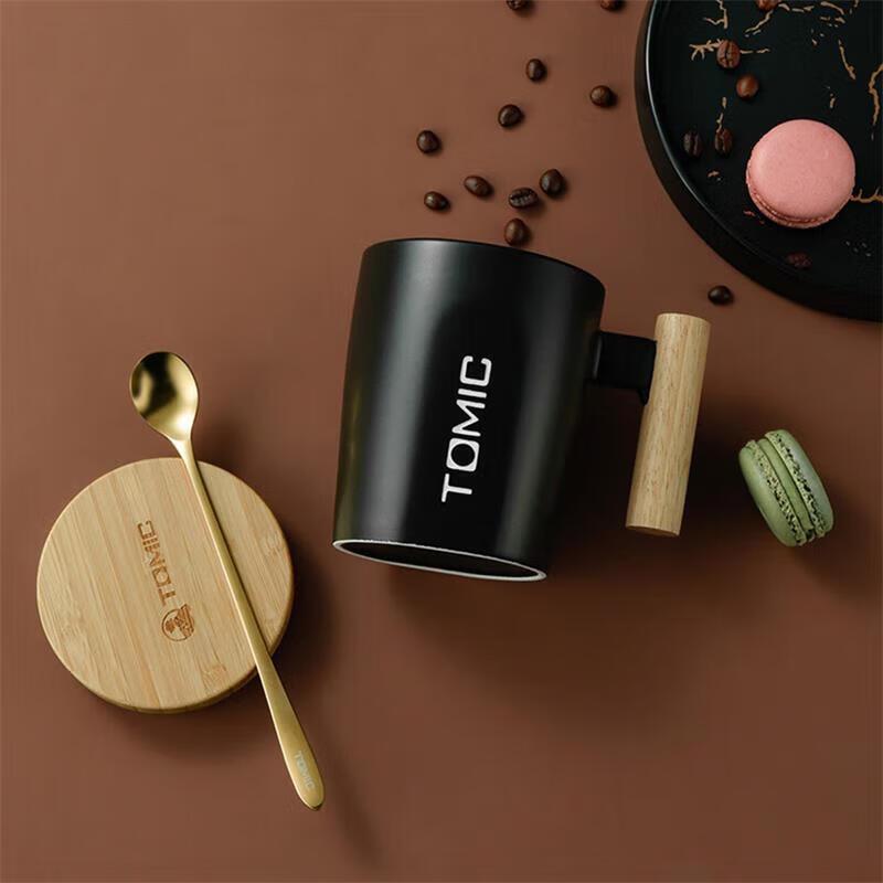 TEMEKE 400ML Ceramic Mug with Lid
