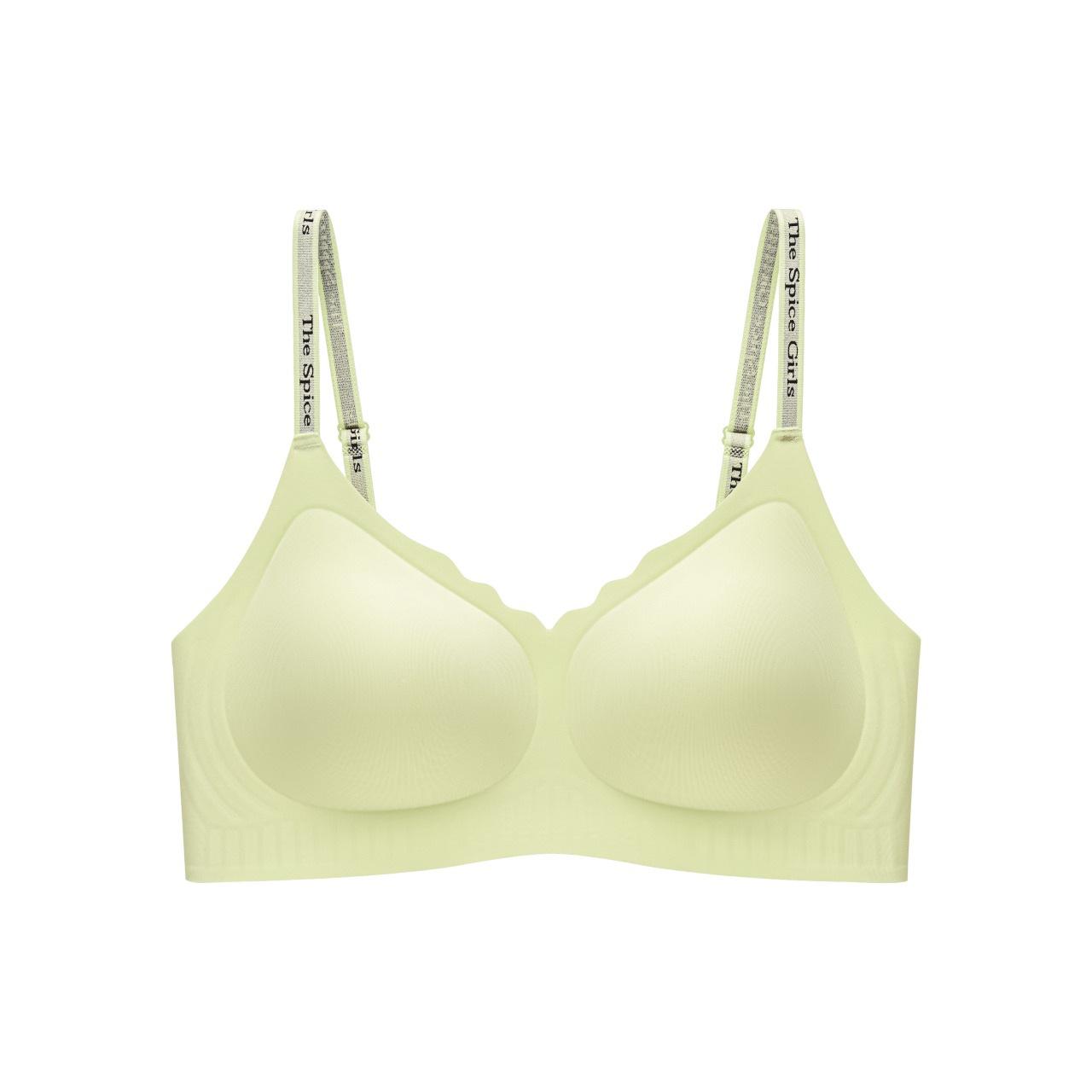 

Traceless large lifting and anti-sagging, no steel ring upper support breast bra cover M (recommended 40-50kg ) светло-зеленый