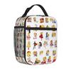 Candy Candy Japanese Cute Girl Insulated Lunch Tote Bag Work Anime Manga Food Storage Bag Portable Thermal Cooler Lunch Boxes