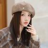 New Beret Women's Autumn and Winter Retro Star Anise Painter Hat