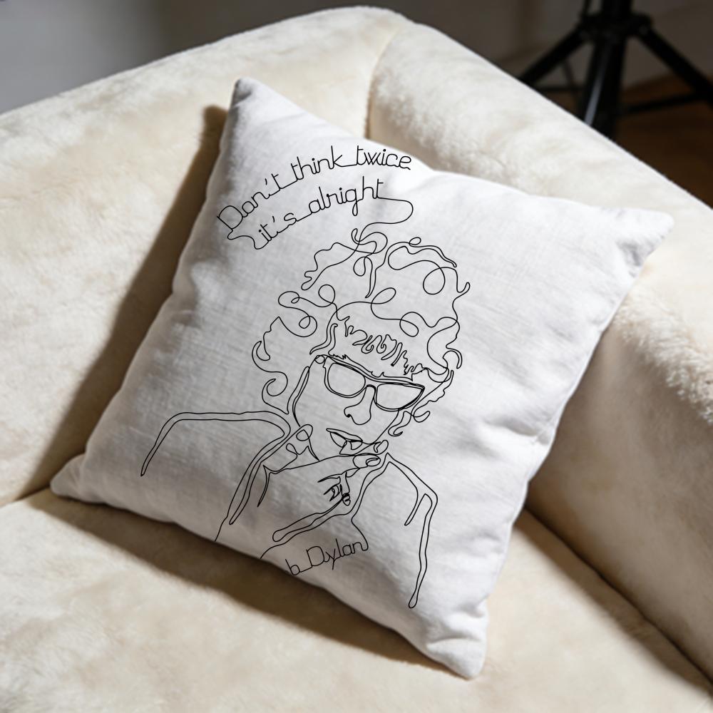Minimalist Art Drawing Cushion Cover Soft Decorative Pillow Case Suitable for Bedroom Sofa Car Travel Use