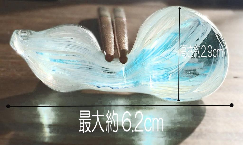 Aderia Tsugaru Szkło Podpórka na Pałeczki Tykwa Niebo Wyprodukowano w Stylowy i Uroczy Szklany Prezent na Parapetówkę Ślub Mała Emerytura Urodziny F77425 Podpórka, Design,