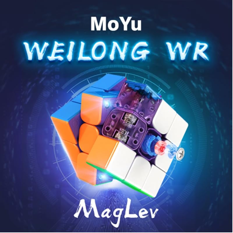 Bucubke Moyu Weilong WRM Maglev 3x3 2021 Magic Cube Weilong Magnetic Levitation Puzzle Magic Cube MFJS 3x3x3 Weilong WR M 2021 Magnetic Levitation