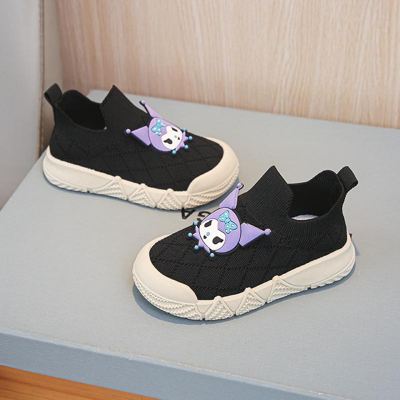 Children s Breathable Mesh Slip-On Shoes for Boys & Girls 25 чёрный
