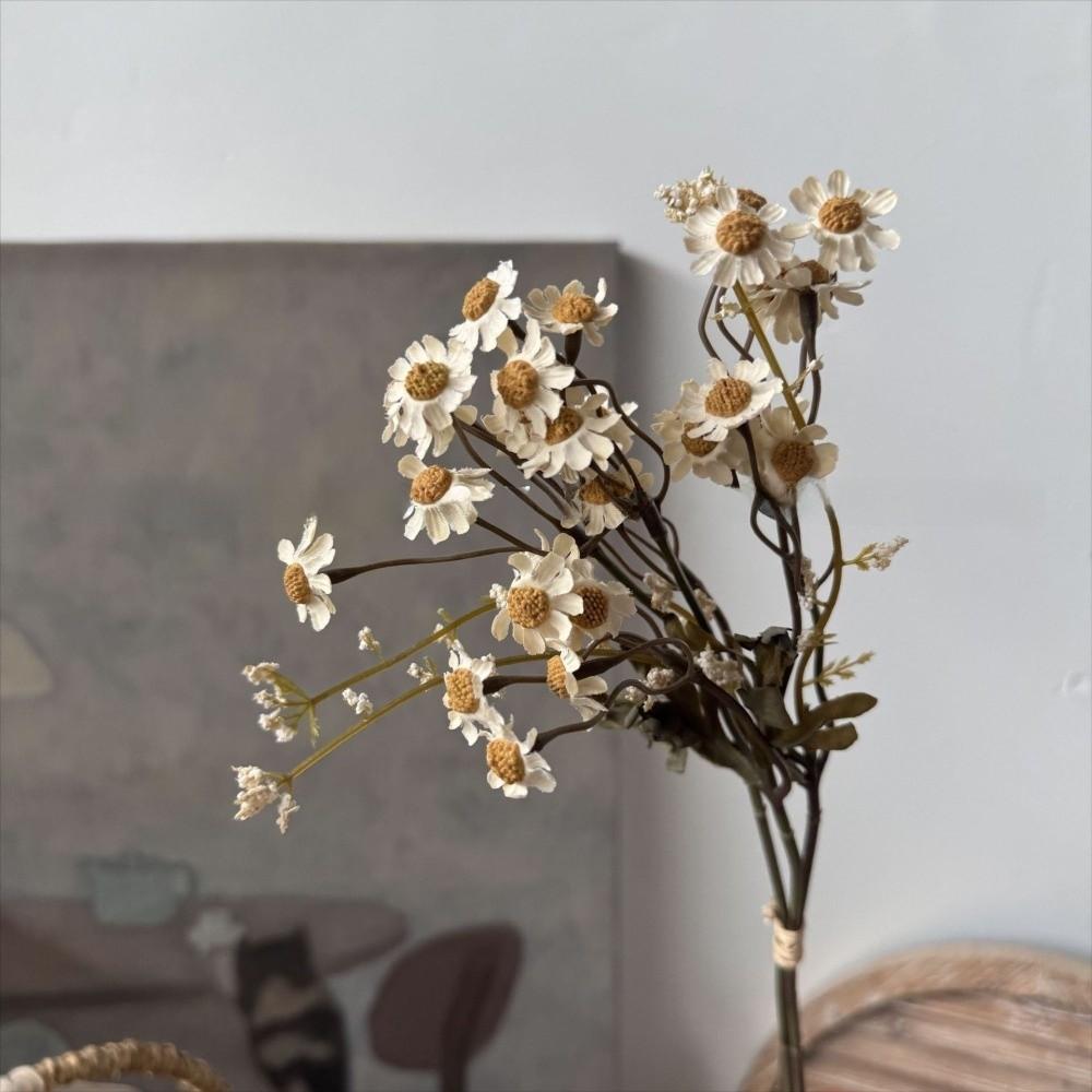 Simulation Simulation Small Daisy Bouquet Floral Display Artificial Faux Plants  Home Decor белый