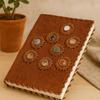 Leder Journal Chakra Kristall Edelsteine 6x9