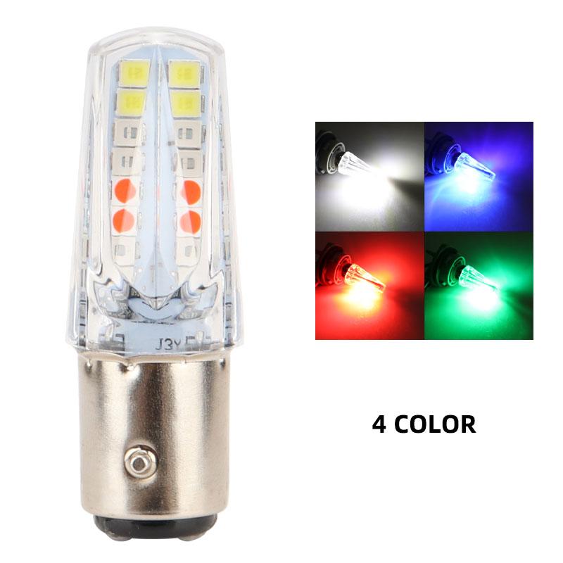 

4 шт. 1157 BAY15D P21W мотоциклетный стоп-сигнал мигающий предупреждающий задний фонарь стоп-сигнал заднего хода сигнальная лампа