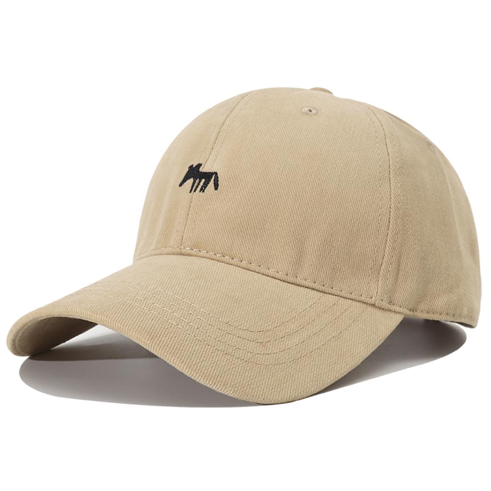 Embroidered Baseball Hat Peaked Snapback Cap Adjusted Large Head Circumference Hats For For Men And Women Latest Animal Fox