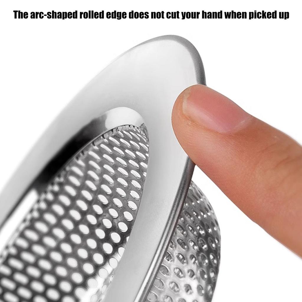 3Pcs Metal Kitchen Sink Strainer Basket Corrosion Resistant Mesh Sink Debris Catcher for Effective Food Waste Enduring