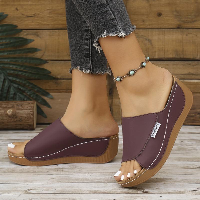 Large size wedge slippers women's summer new light sandals women's sandals women's