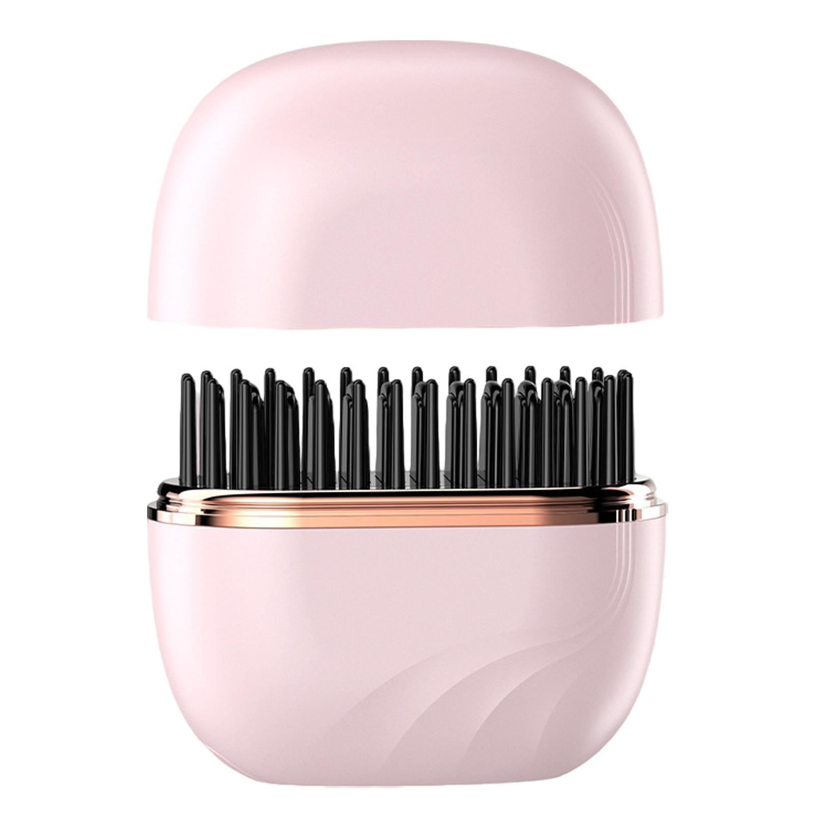 

Портативная щетка-выпрямитель для волос ABS для всех типов волос с безопасным термостойким корпусом. Незаменимая вещь для путешествий. розовый