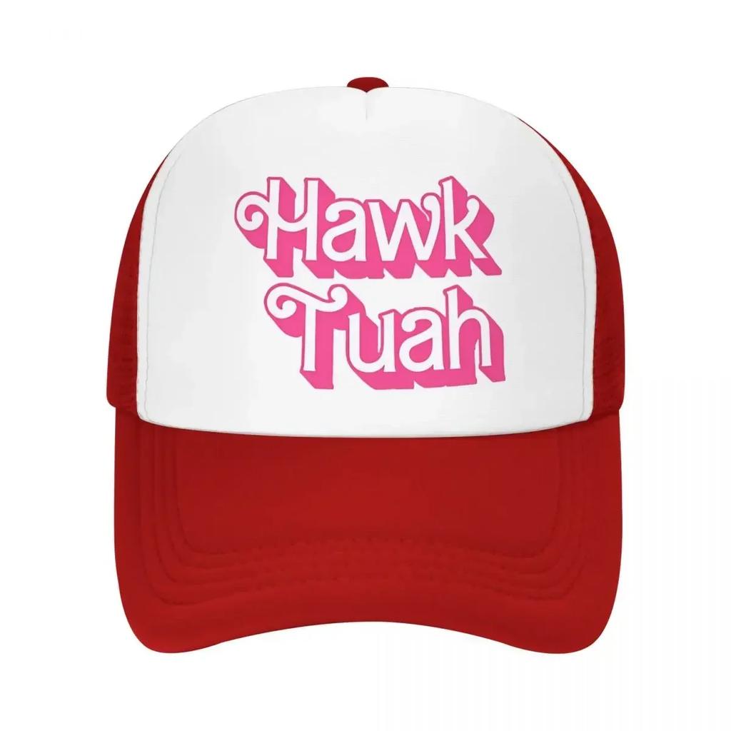 Unisex Hawk Tuah Tawk Tuah Talk Funny Meme Trucker Hat Mesh Baseball Caps Snapback Caps Dad Hat Adjustable Golf Hats Summer