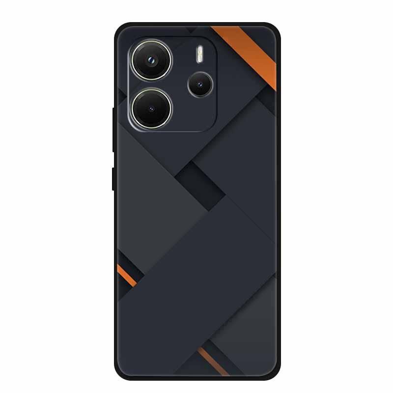 Für Xiaomi Redmi Note 14 4G Global Hülle Luxus TPU Weiches Silikon Cover Handyhüllen für 24117RN76G Schutz Neu Bumper Funda