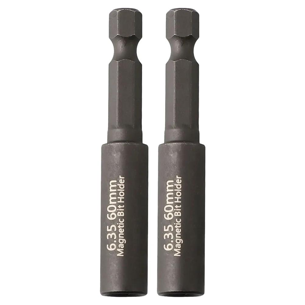 

2 pieces magnetic extension screwdriver drill bit hexagonal shank drill bit set suitable for drill and handheld screwdriver