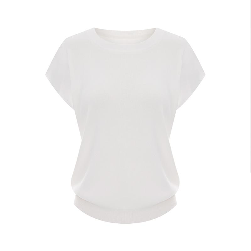 TVIEW Fluid Cap Sleeve Round Knit_V6B-Ckn001