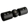 Rod Connector Stainless Steel Shower Room for Bay Window Curtain Rods Bathroom Glass Door Hinged Elbow Connector Adjustable