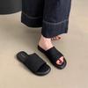 Linen slippers women's summer wear new women's Korean sandals retro casual fairy vacation flat beach shoes