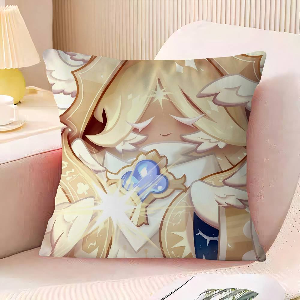 C-Cookie R-Run Pillowcase Bedroom Sofa Decorative Cushion Cover With Zipper Soft Cushion Cover