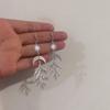 Fashion Temperament Gold Color Tree Branch Sun Crescent Moon Celestial Dangle Earrings for Women Exquisite Bohemian Jewelry Gift