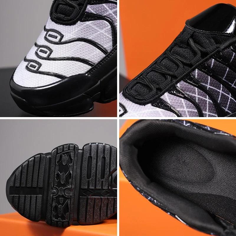 Men's Breathable Fashion Casual Shoes Male Outdoor Sports Sneakers with Air Cushion Soft Sole Running Shoes