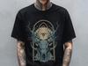 Deer Skull Gothic Unisex Graphic T-Shirt, Alternative Punk Graphic Tee