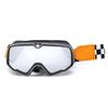 Trendy Retro-style Goggles for Motorcycle Riding, Racing, Outdoor Off-road Helmets, Windproof Riding Glasses