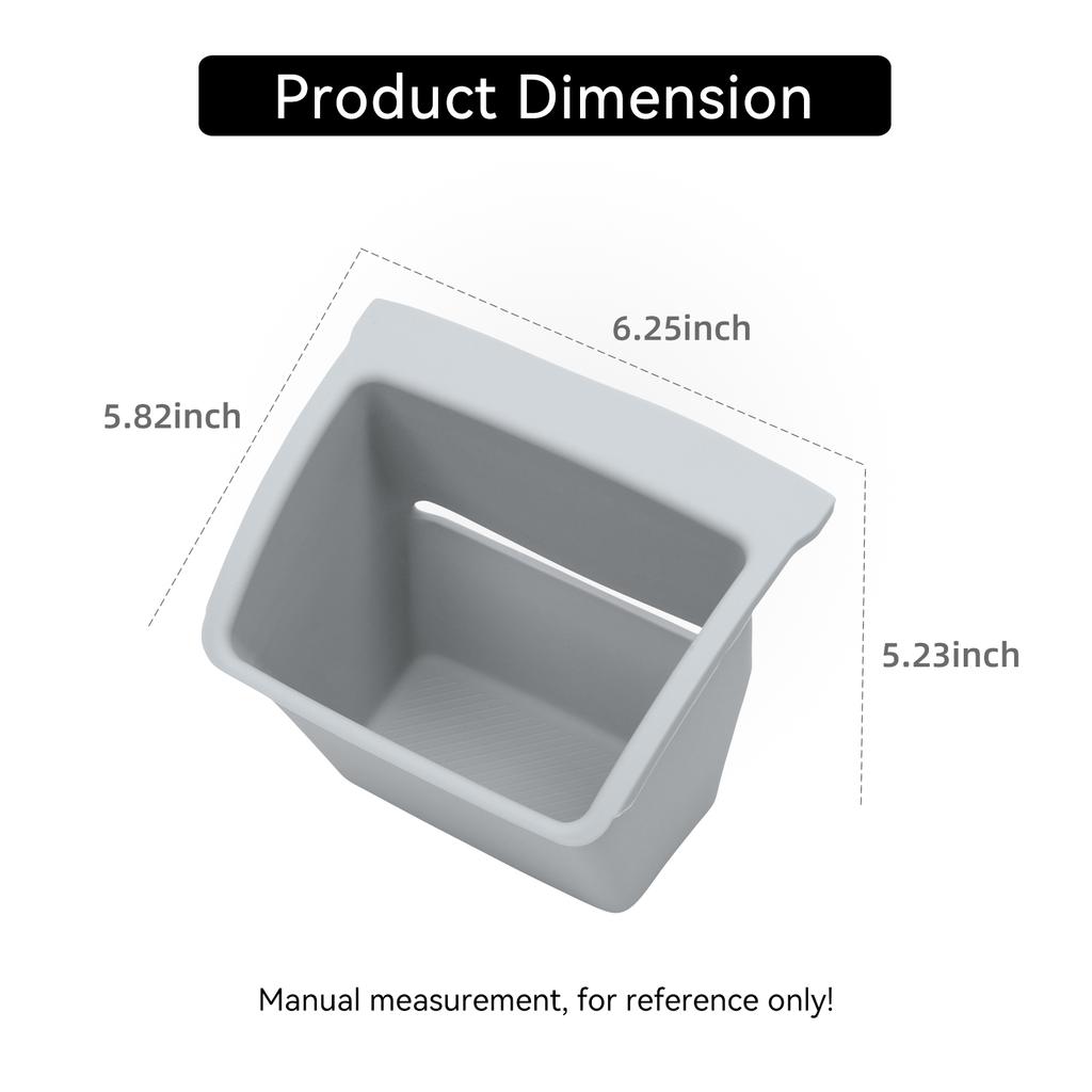 for Leapmotor B10 2025 2026 Car Armrest Box Rear Storage Tray Silicone Organizers Interior Accessories Tidying