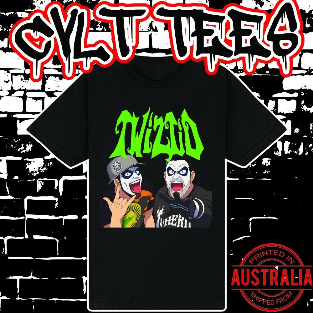 Футболка в мультяшном стиле TWiZTiD ~ 100% Хлопок ICP TWiZTiD ABK MNE Унисекс Футболка M